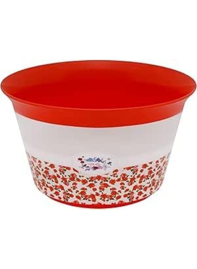 25cm Bola with decorative plastic from Khurshid Plast for Plastics - Red